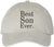 Best Son Ever Embroidered Hat | Adjustable Baseball Cap Gift for Son | Casual Washed Cotton Everyday Headwear