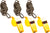 Police Whistle Echo Metal Loud Sound with Lanyard | GI Style Military Brass or Silver Army Whistles | 3-Pack
