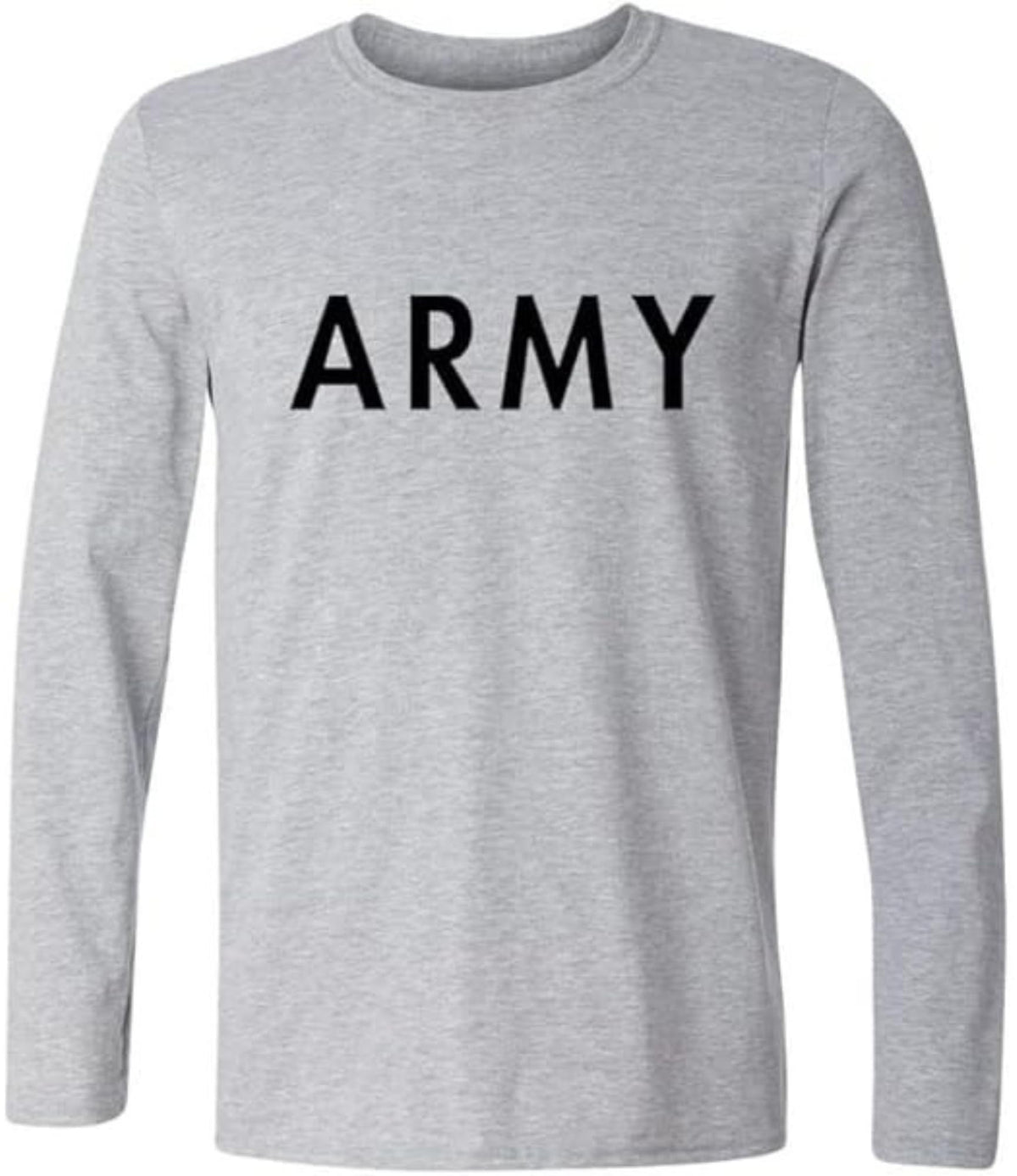 Army PT Style Long Sleeve T-Shirt | US Army Military Physical Training Exercise Workout Gear Long Shirt