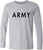 Army PT Style Long Sleeve T-Shirt | US Army Military Physical Training Exercise Workout Gear Long Shirt