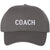 COACH Baseball Hat | Embroidered Coaches Uniform Head or Assistant Coach Sports Team Cap for Men & Women