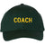 COACH Baseball Hat | Embroidered Coaches Uniform Head or Assistant Coach Sports Team Cap for Men & Women