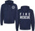 Fire Dept. Fire Rescue Full Zip Hoodie Firefighter Warm Double Side Print Hooded Zipper Sweatshirt for Men & Women