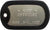 US Military Dog Tag Set - ID Matte Metal ID Dog Tags Necklace Complete Set with 2 Chains and 2 Silencers