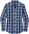 Women’s Buffalo Plaid Flannel Shirt Button Up Open Collar Lightweight Super Soft French Front Top