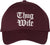 Thug Wife Embroidered Baseball Cap | Funny Thugs Gangsta Style Streetwear Adjustable Cap for Wives & Women