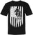 USA Flag Eagle Printed T-Shirt | 4th of July Patriotic American Independence Memorial Day Freedom Tee Shirt