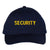 SECURITY Lightweight Twill Snapback Cap Structured Uniform Guard Agent Adjustable Hat