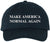 Make America Normal Again Embroidered Dad Hat | Funny Political Baseball Cap | Unisex Cotton Adjustable