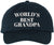 World’s Best Grandpa Embroidered Dad Hat Grandpa Gift Father’s Day Classic Baseball Style Cap