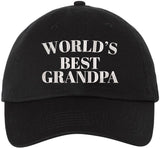 World’s Best Grandpa Embroidered Dad Hat Grandpa Gift Father’s Day Classic Baseball Style Cap