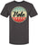 Vote Printed T-Shirt Vintage Retro American Flag Circle Design Political Patriotic Election Day Tee