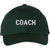 COACH Baseball Hat | Embroidered Coaches Uniform Head or Assistant Coach Sports Team Cap for Men & Women