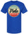 Vote Printed T-Shirt Vintage Retro American Flag Circle Design Political Patriotic Election Day Tee