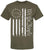 We the People 1776 USA Distressed Flag T-Shirt | US Independence Day July 4th Patriot Freedom Short Sleeve Shirt