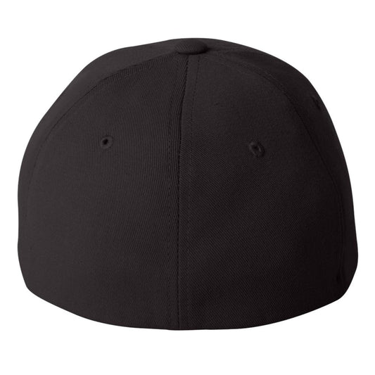 POLICE Flexfit Fitted Hat - Structured Uniform Baseball Cap for Security, Guard & Law Enforcement Officers