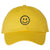 SMILEY FACE Adjustable Dad Cap Unstructured Face Trendy Unisex Preppy Hat