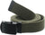 ARMYU Military Web Belt Reversible Cotton Canvas Army Camo & Solid Belts with Black Buckle 54