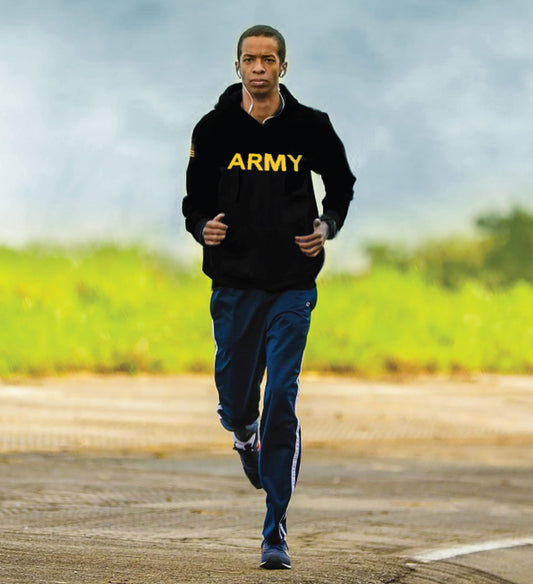 Rothco Army Printed Pullover Hoodie – PT Physical Training Hooded Sweatshirt