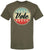 Vote Printed T-Shirt Vintage Retro American Flag Circle Design Political Patriotic Election Day Tee