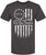 We The People 1776 USA Flag T-Shirt - Long Center Print American Distressed US Flags Patriots Tee Shirt