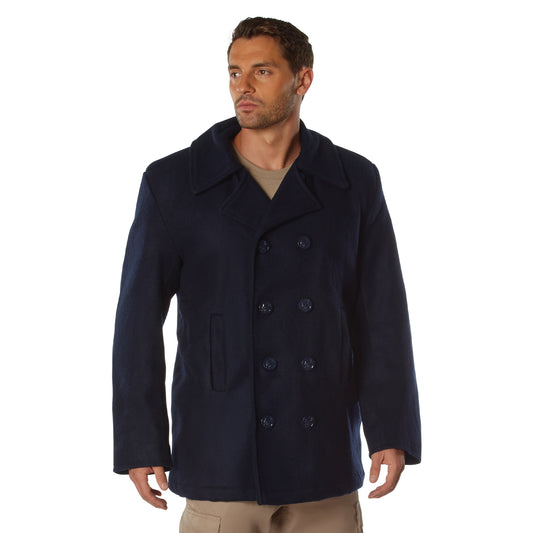 Navy Blue - US Navy Sailor Winter Pea Coat - Wool