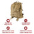 Coyote Brown - Military MOLLE Compatible Large Transport Pack