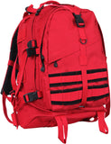 Red - MOLLE Large Transport Pack Tactical Backpack
