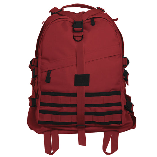 Red - MOLLE Large Transport Pack Tactical Backpack