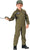 Olive Drab - Kids Top Gun Flight Coveralls with Patches