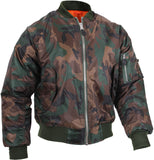 Woodland Camo MA-1 Flight Jacket