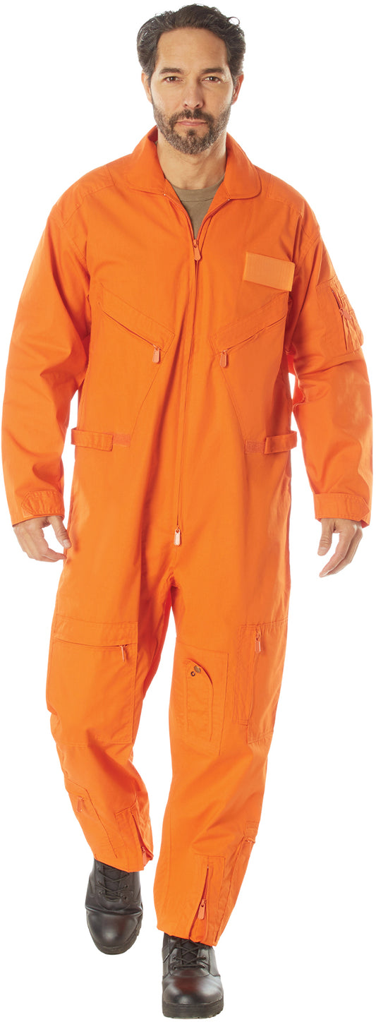 Orange - Tactical Flight Suit US Air Force Style Pilots Coveralls