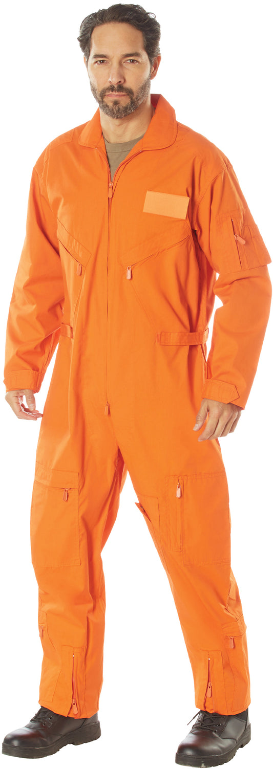 Orange - Tactical Flight Suit US Air Force Style Pilots Coveralls