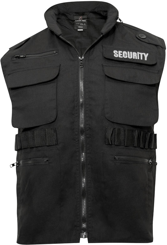 Black - Tactical Law Enforcement SECURITY Ranger Vest