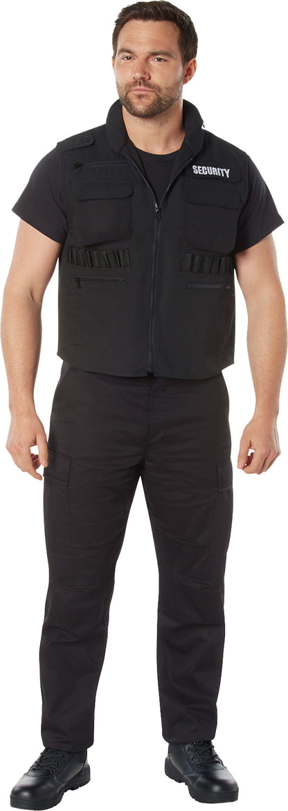 Black - Tactical Law Enforcement SECURITY Ranger Vest