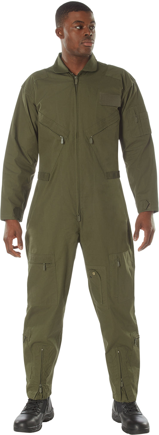 Olive Drab - Tactical Flight Suit US Air Force Style Pilots Coveralls