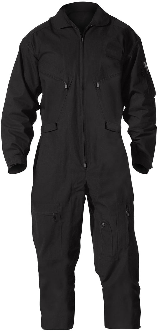 Black - Tactical Flight Suit US Air Force Style Pilots Coveralls