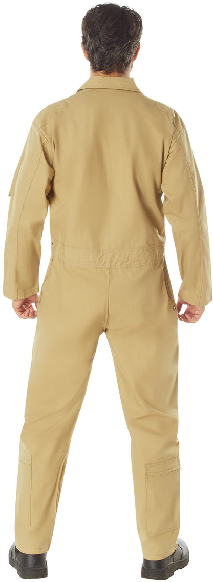 Khaki - Tactical Flight Suit US Air Force Style Pilots Coveralls