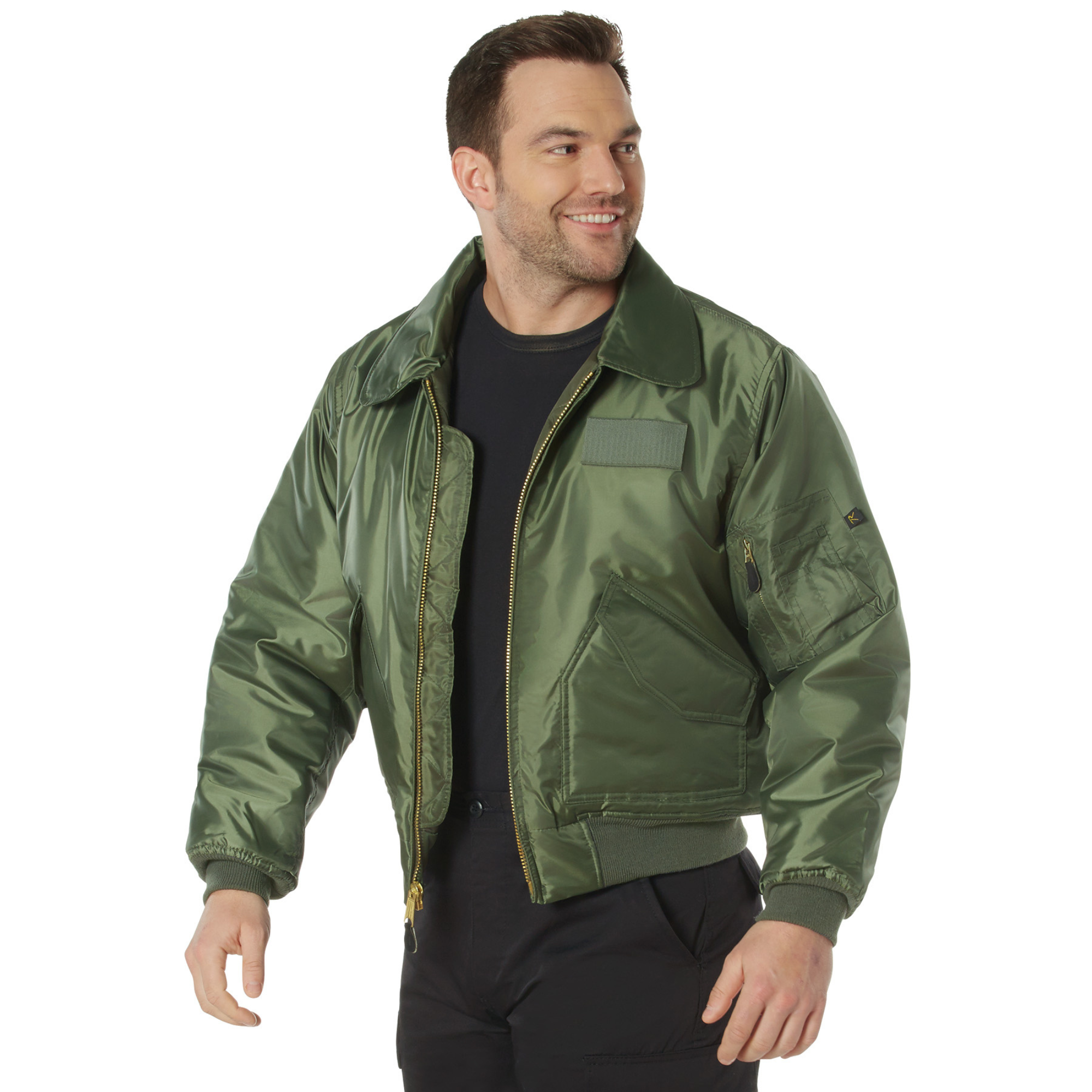 Sage green fleece jacket air force sale