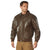 Brown - Leather Classic A-2 Vintage Military Bomber Flight Jacket
