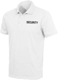 White - Two Sided Law Enforcement SECURITY Golf Shirt
