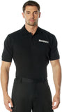 Black - Two Sided Law Enforcement SECURITY Golf Shirt