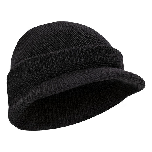 Black - Genuine GI Jeep Cap - Wool USA Made
