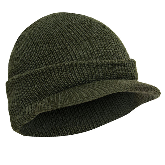 Olive Drab - Genuine GI Jeep Cap - Wool USA Made