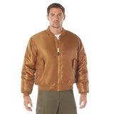 Work Brown - Air Force MA-1 Bomber Flight Jacket US Military Style Coat