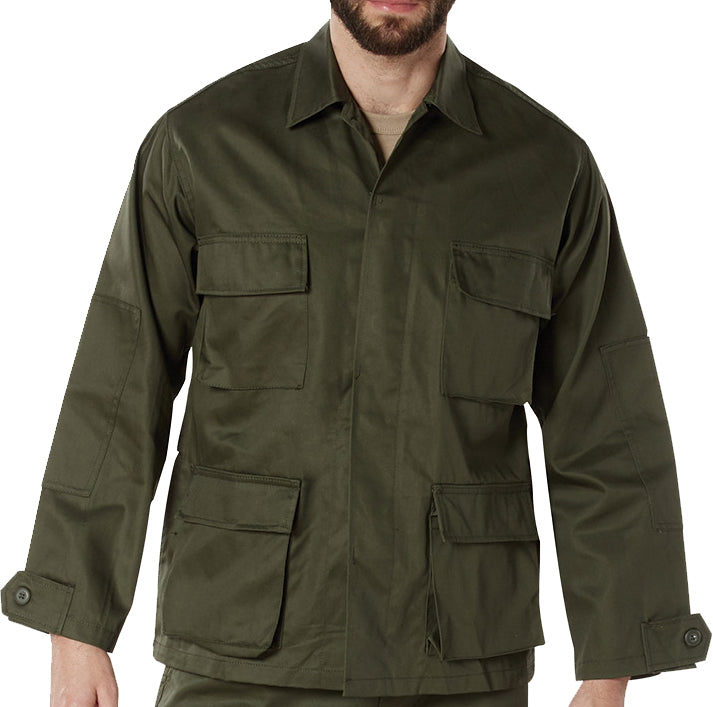 Olive Drab - Military BDU Shirt - Polyester Cotton Twill - Galaxy Army Navy Olive Drab - Military BDU Shirt - Polyester Cotton Twill - Galaxy Army Navy