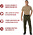 Olive Drab - Tactical BDU Pants Cargo Fatigues - Poly/Cotton Twill - Button Fly