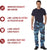 Sky Blue Camouflage - Tactical BDU Pants Cargo Fatigues - Poly/Cotton Twill - Button Fly