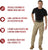 Khaki - Tactical BDU Pants Cargo Fatigues - Poly/Cotton Twill - Button Fly