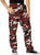 Red Camouflage - Tactical BDU Pants Cargo Fatigues - Poly/Cotton Twill - Button Fly
